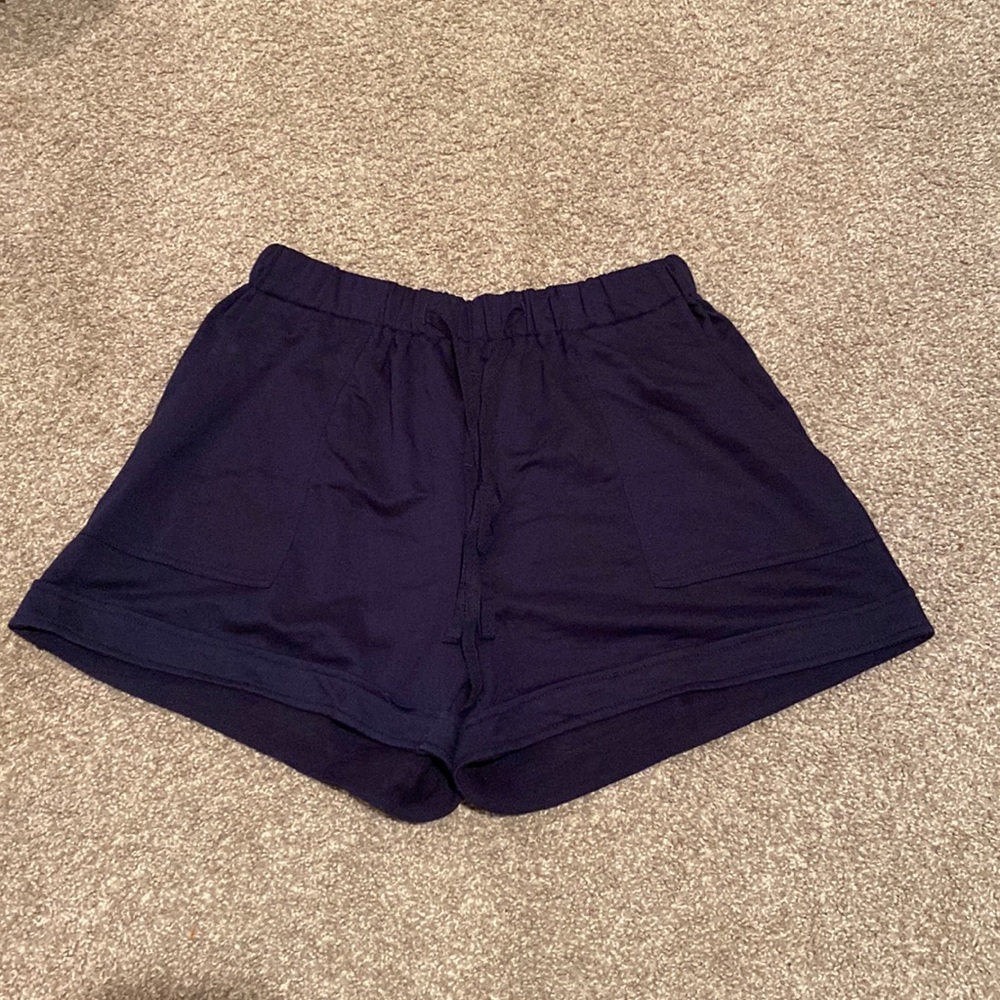 Queen Plus navy blue shorts, size XL